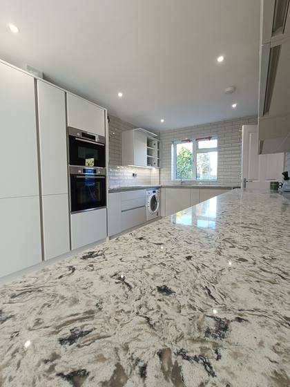 Finished kitchen