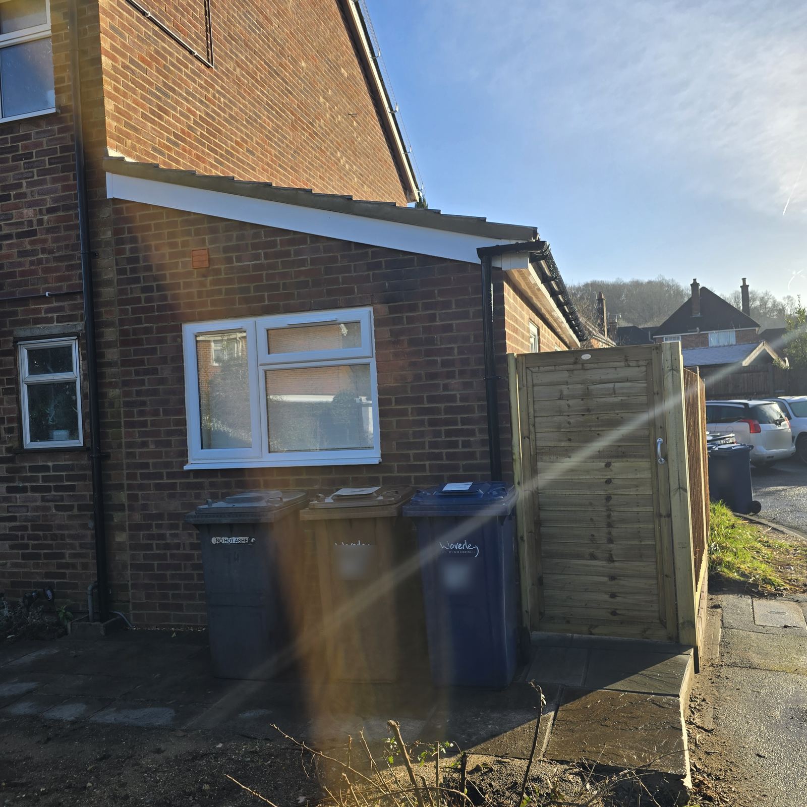 Godalming: Finished side extension