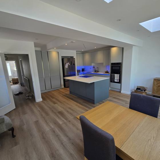 New Haw: Dining area